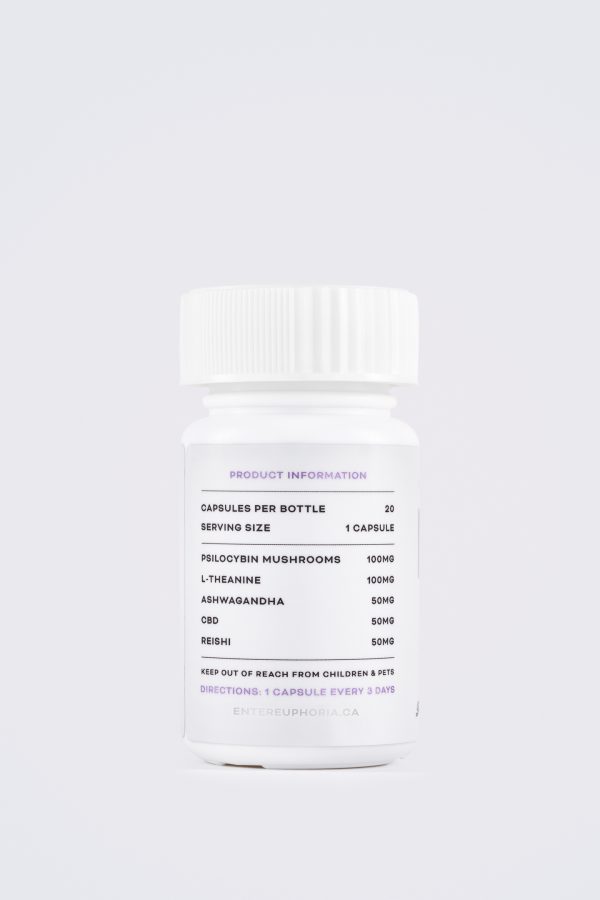 Euphoria Psychedelics – Micro Calm Capsules [2000mg] - Image 2