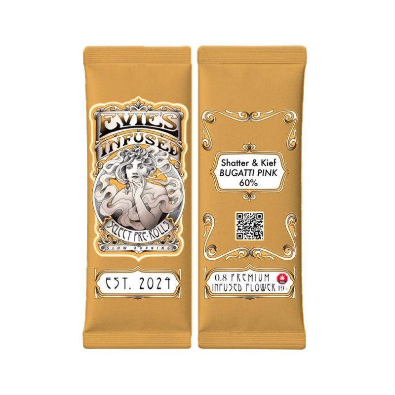 EVIE'S - Indica Shatter & Kief Infused Pre Roll El Chapo [0.7g]