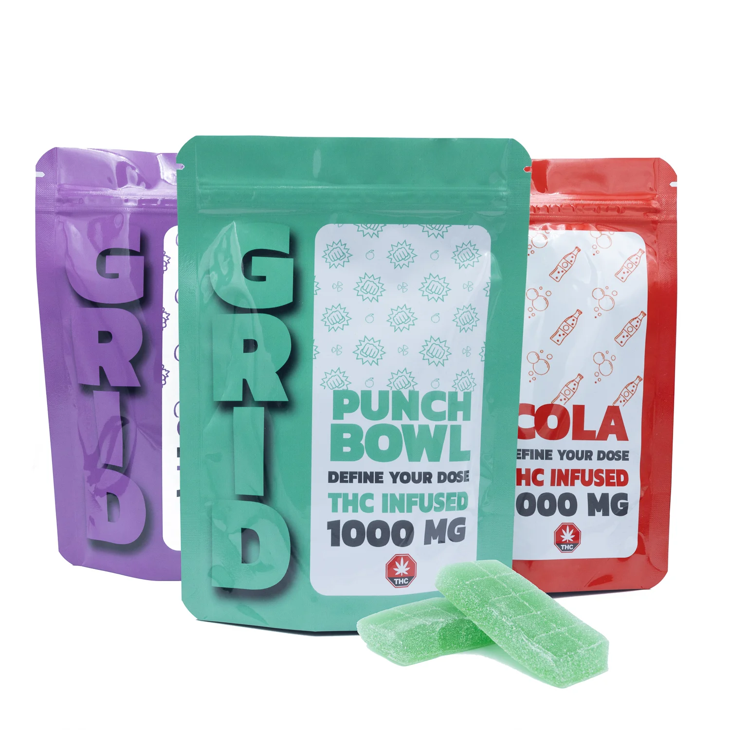 GRID - THC Infused Gummies [1000mg]