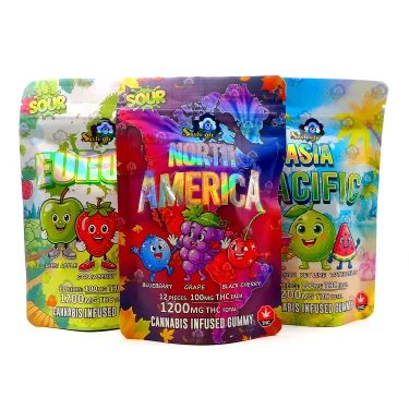 Sky High - World of Flavour Sour Gummies [1200mg]