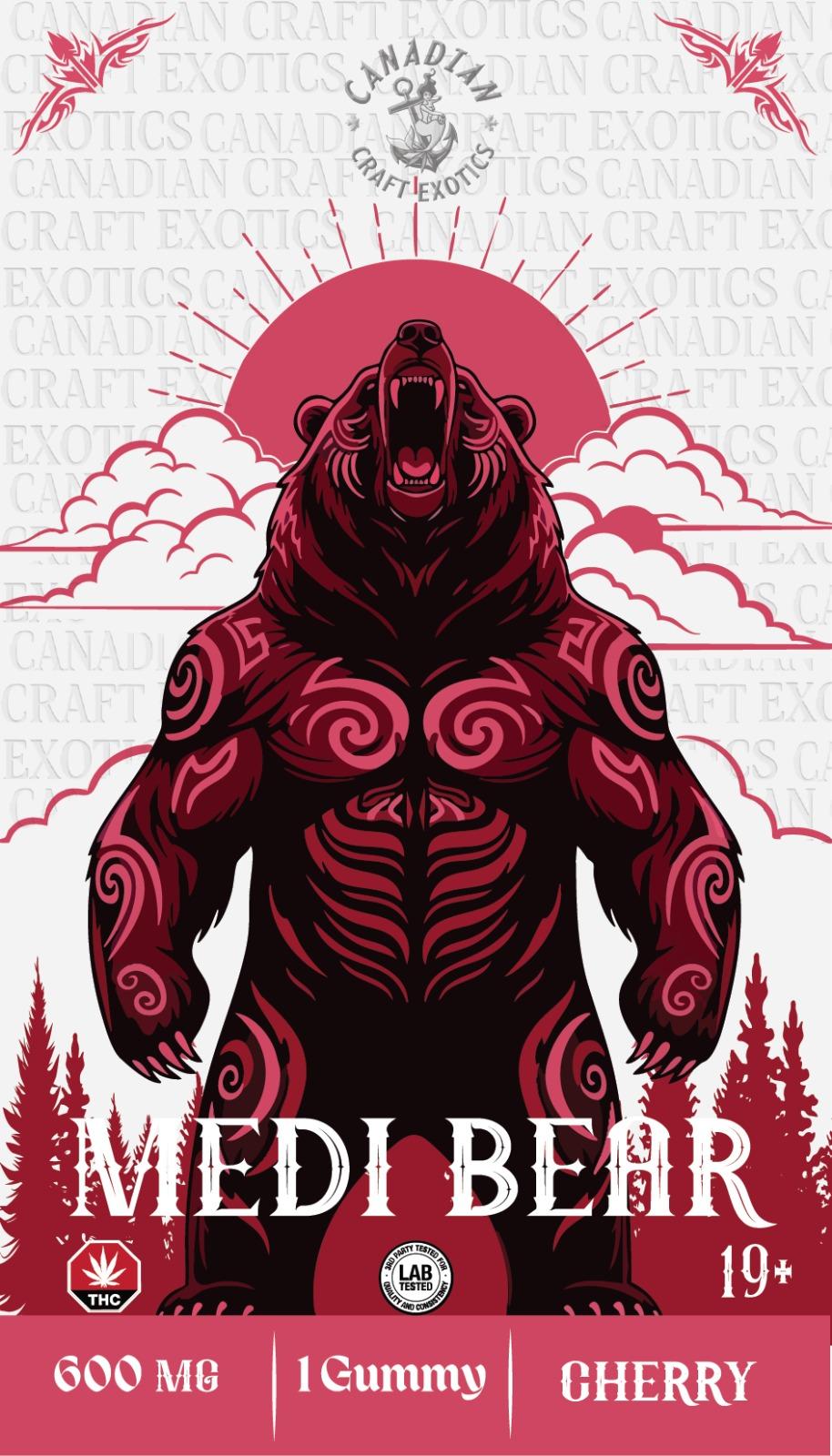 CCE - Medi Bear THC Gummy [600mg]