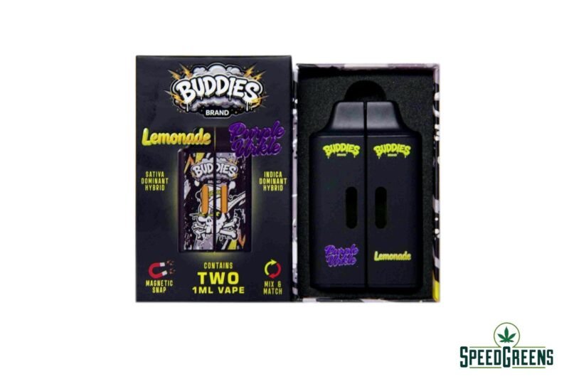 NEW BUDDIES By Straight Goods 2g THC – Dual Chamber Magnetic Snap product packaging