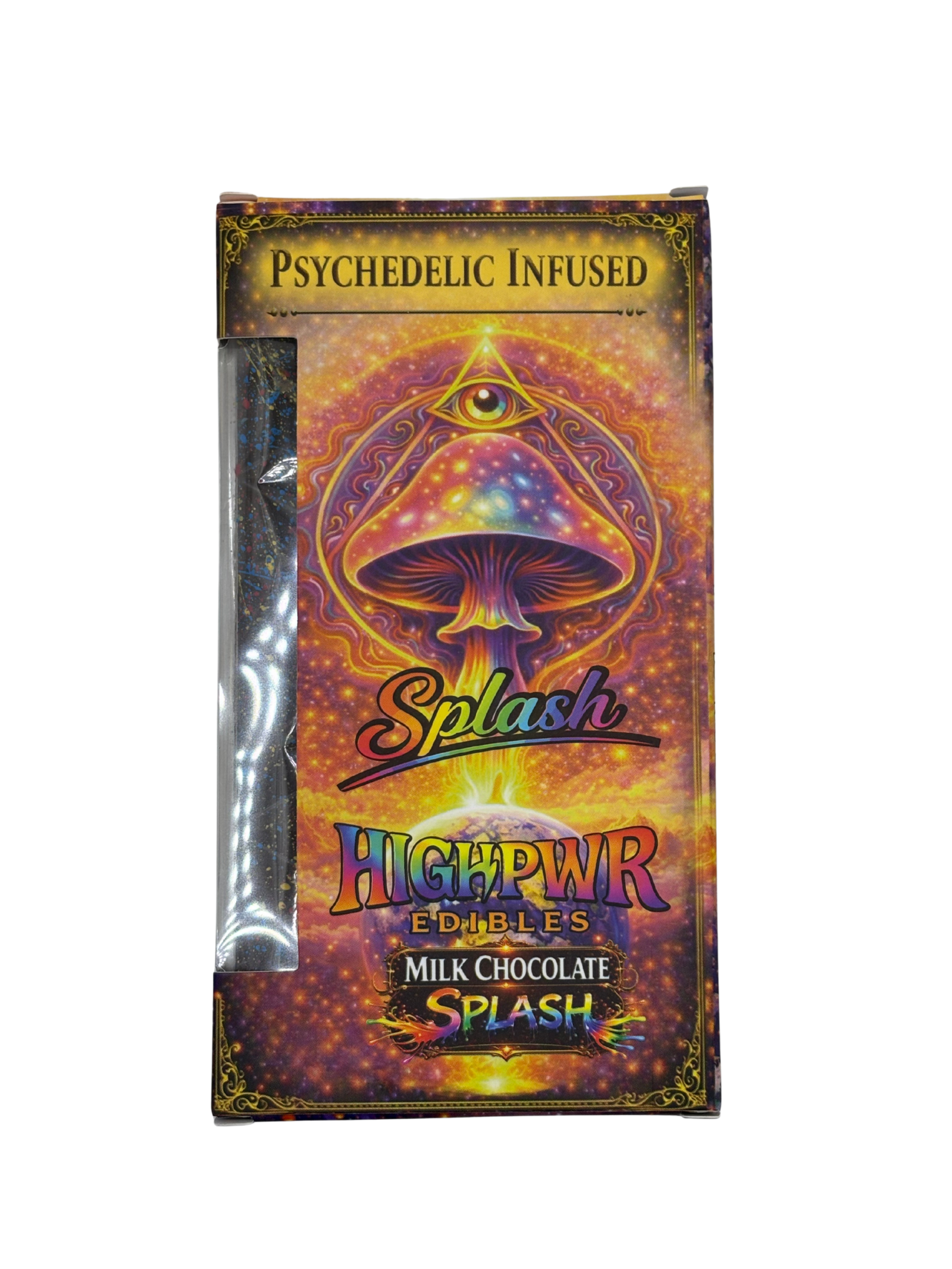HIGHPWR EDIBLES – Psilocybin Chocolate Bar 6000mg product packaging, photo 3