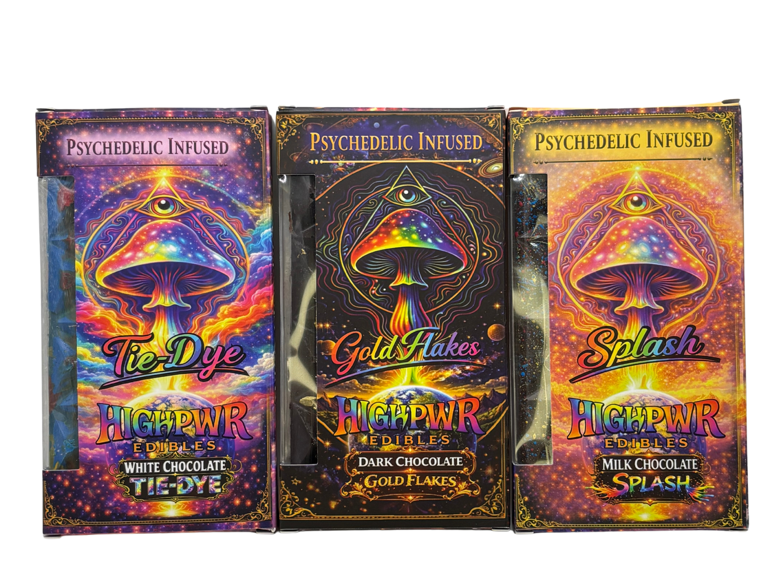 HIGHPWR EDIBLES – Psilocybin Chocolate Bar 6000mg product packaging, photo 7