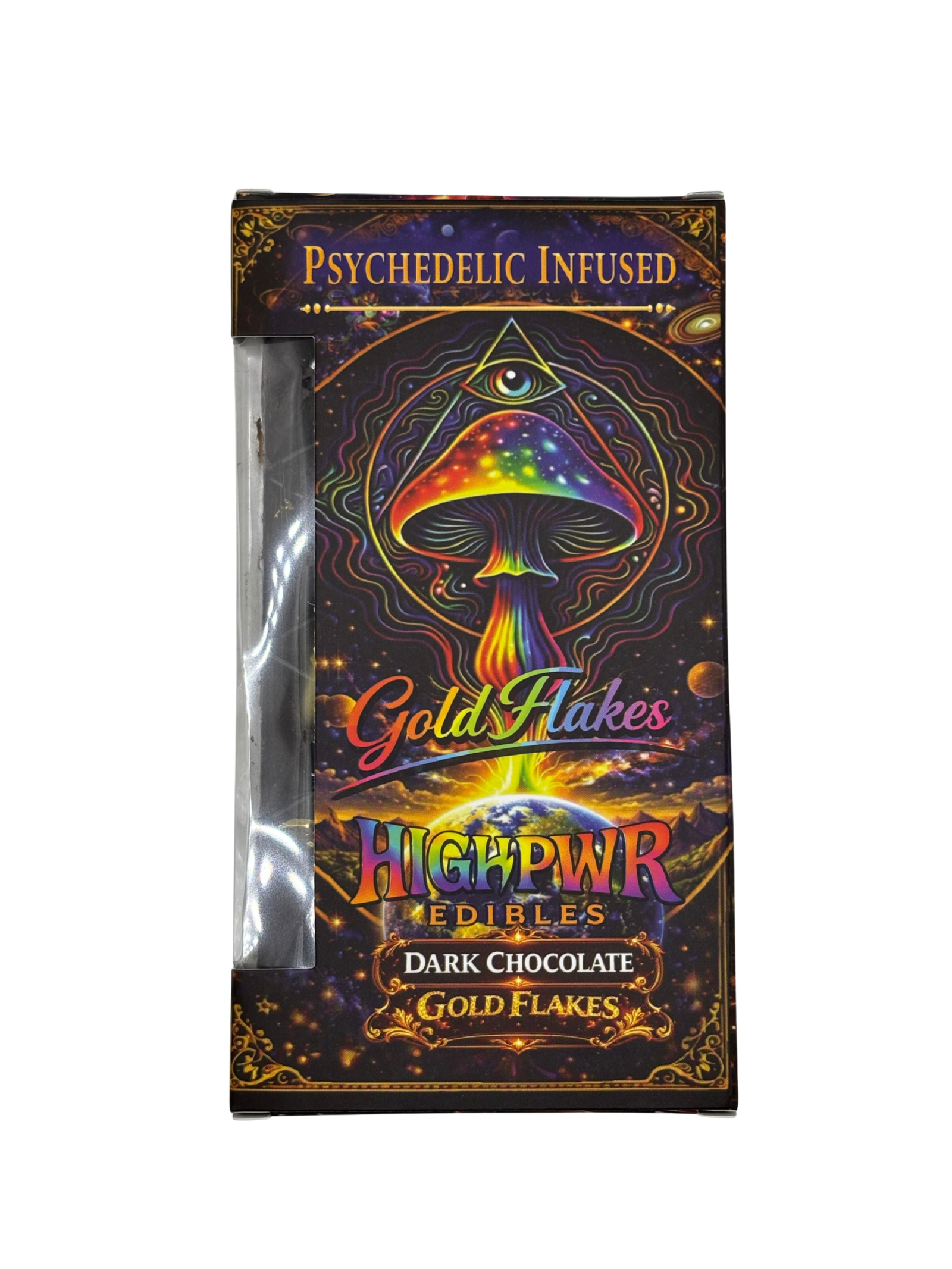 HIGHPWR EDIBLES – Psilocybin Chocolate Bar 6000mg product packaging
